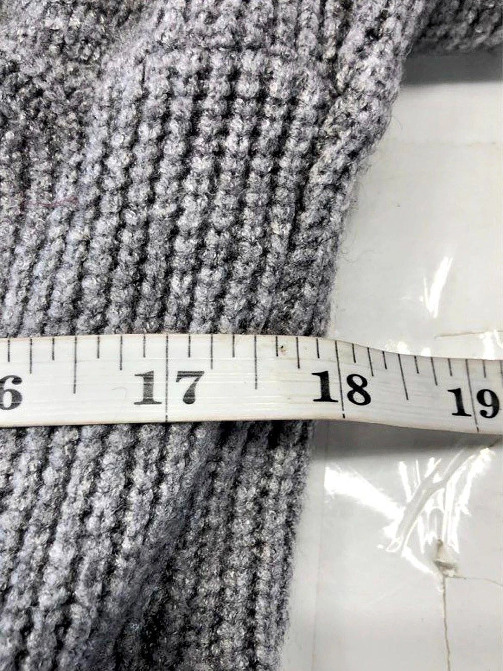 Cyrus Rib Knit Open Front Cardigan Gray