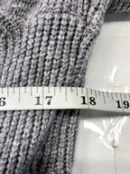 Cyrus Rib Knit Open Front Cardigan Gray