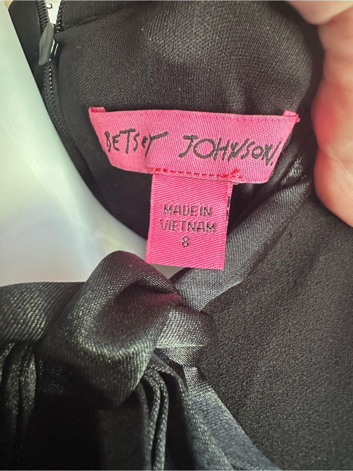 Betsey Johnson Sleeveless Black Dress