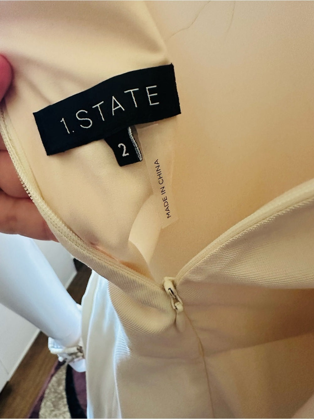 1.STATE Sleeveless Wrap Front Soft Twill Jumpsuit