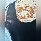 Express Black Sheer Sleeveless Blouse