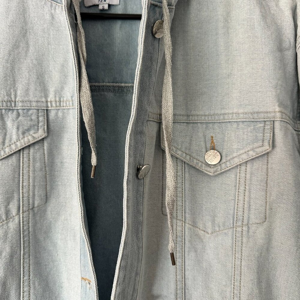 Hooded Jean Jacket