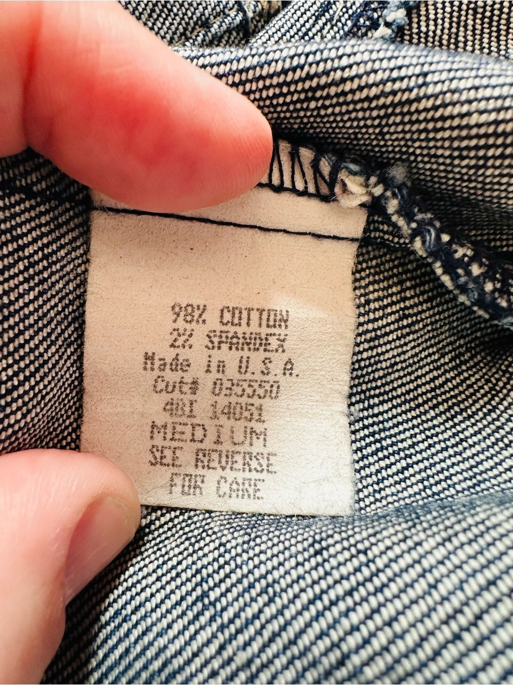 Vintage Paris Blues Embroidered Denim Jacket