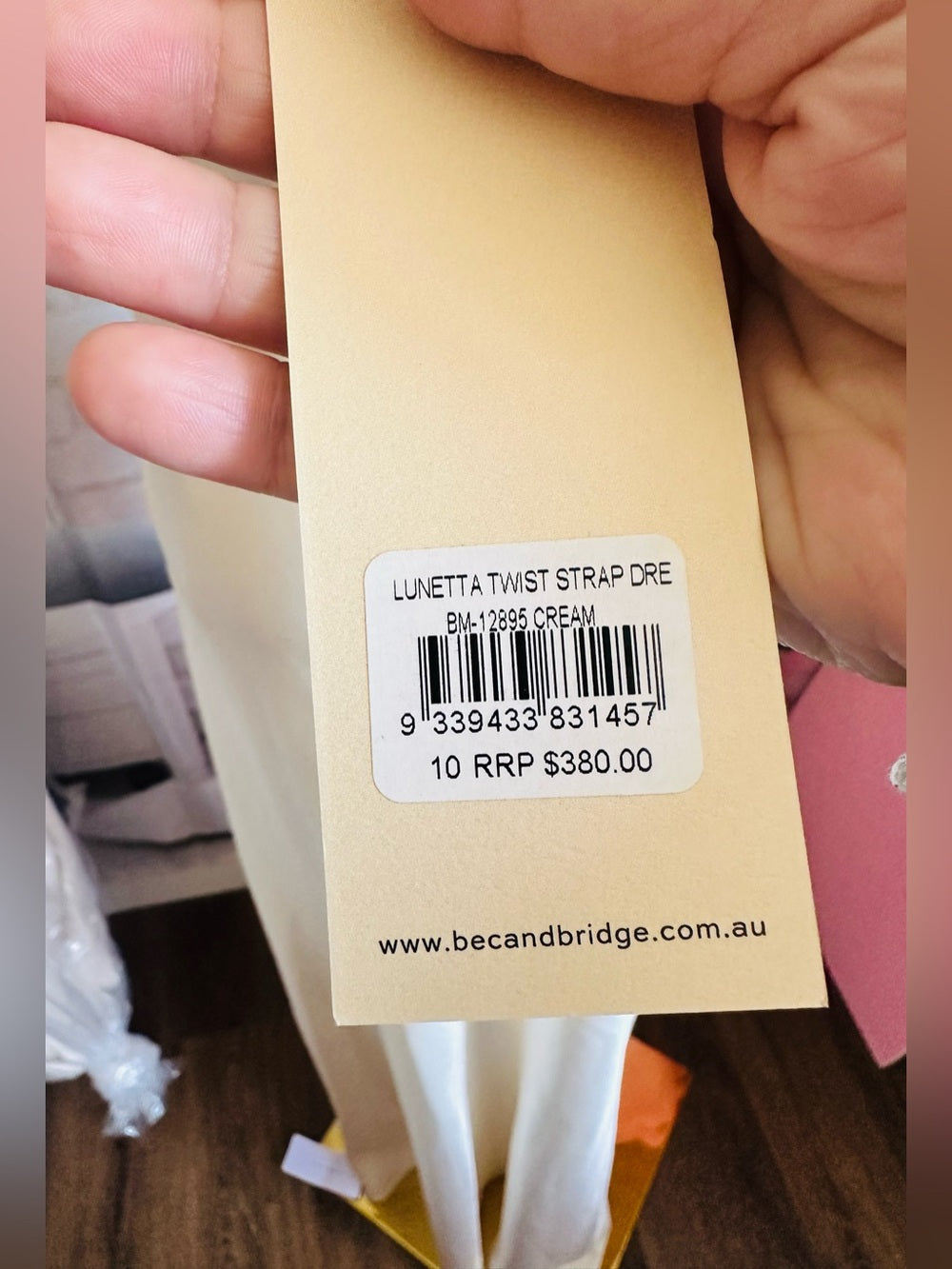 bec + bridge Lunetta Twist Strap Dress
