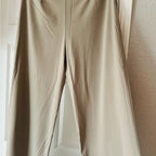 Swept Away With You Taupe Tailored Wide Leg Pants