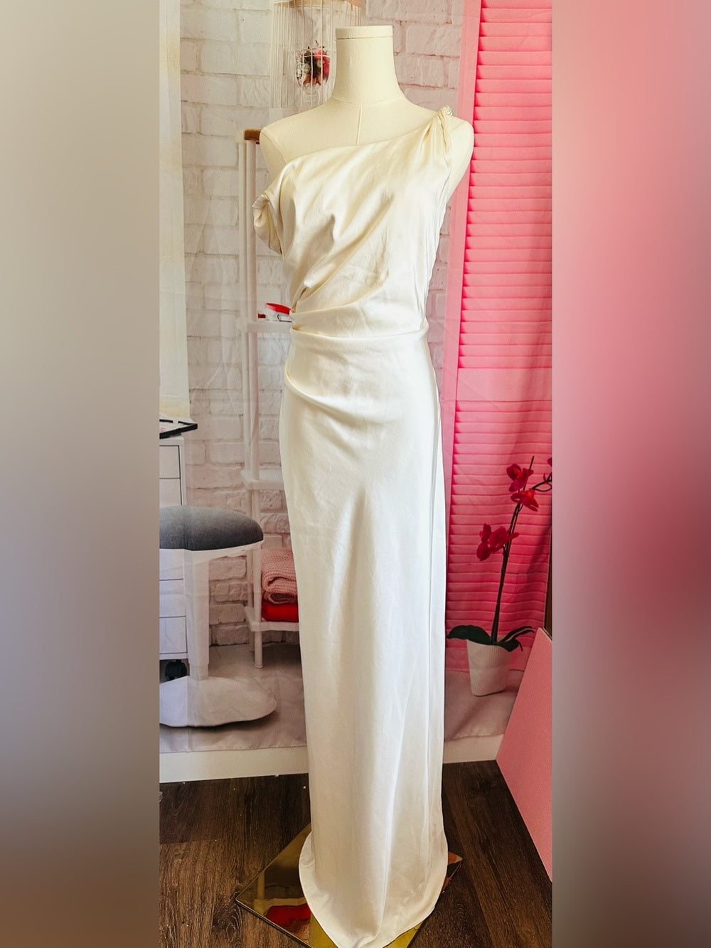 bec + bridge Lunetta Twist Strap Dress