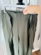 lululemon athletica Olive Green Tie-Waist Wide-Leg Pants