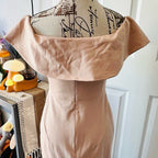 Strapless Dress in Soft Pink by Babaton