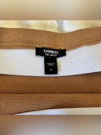 Express Camel Tan Pencil Skirt