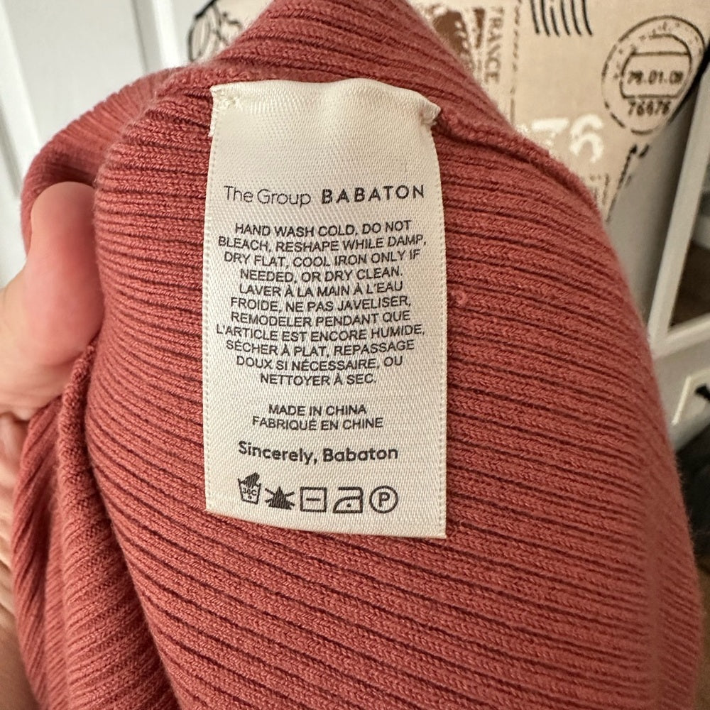 Babaton Terracotta Pencil Skirt