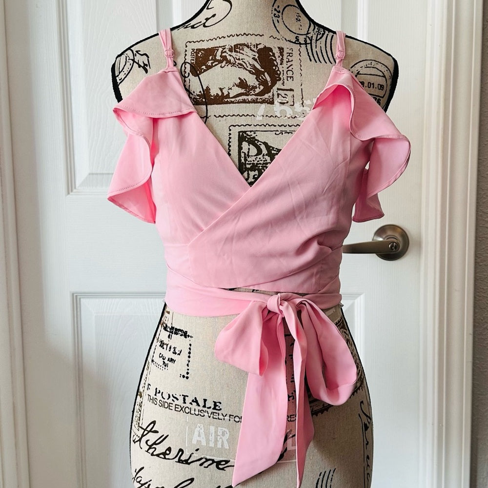 Tiffani Wrap Tie Top