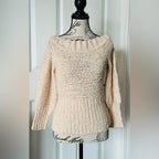 Off-the-Shoulder Knit Sweater Top
