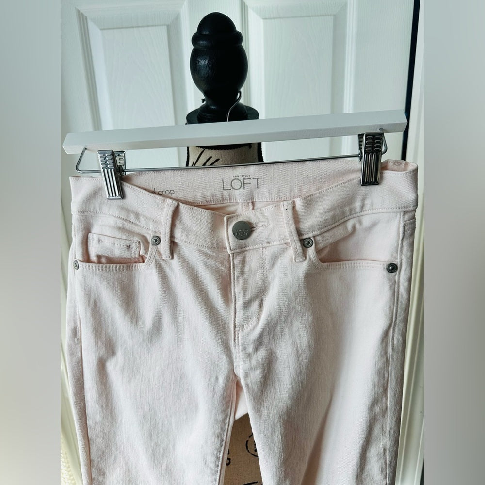 Ann Taylor Loft Blush Denim Pants