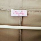 Swept Away With You Taupe Tailored Wide Leg Pants