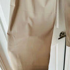 Swept Away With You Taupe Tailored Wide Leg Pants