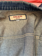 Vintage Paris Blues Embroidered Denim Jacket
