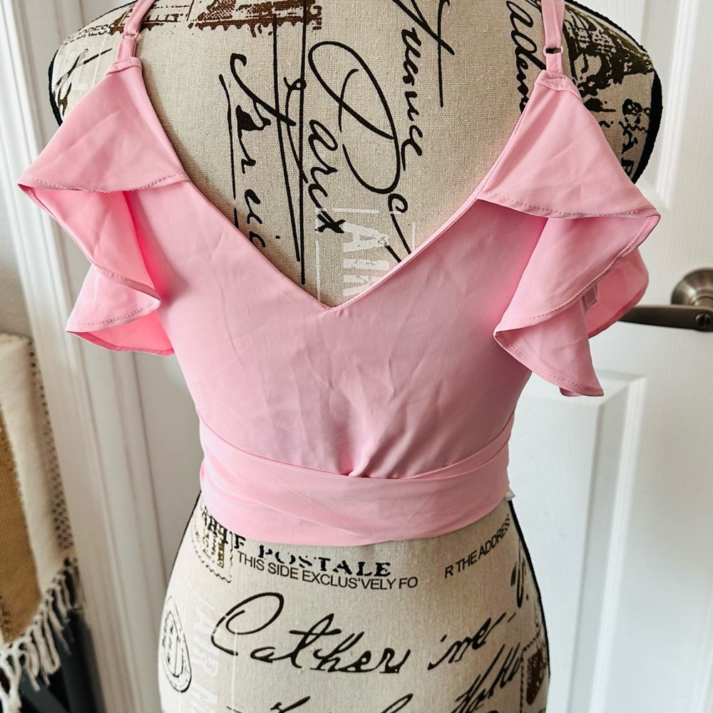 Tiffani Wrap Tie Top