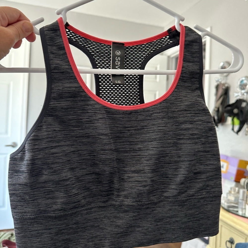 Savvi Racer Seamless Sports Bra