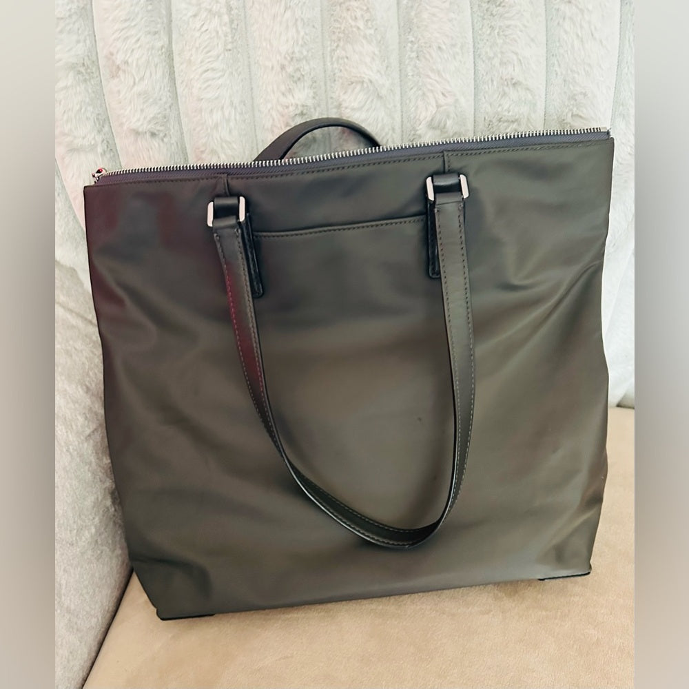 Michael Kors Sage Gray Nylon Tote Bag + COA