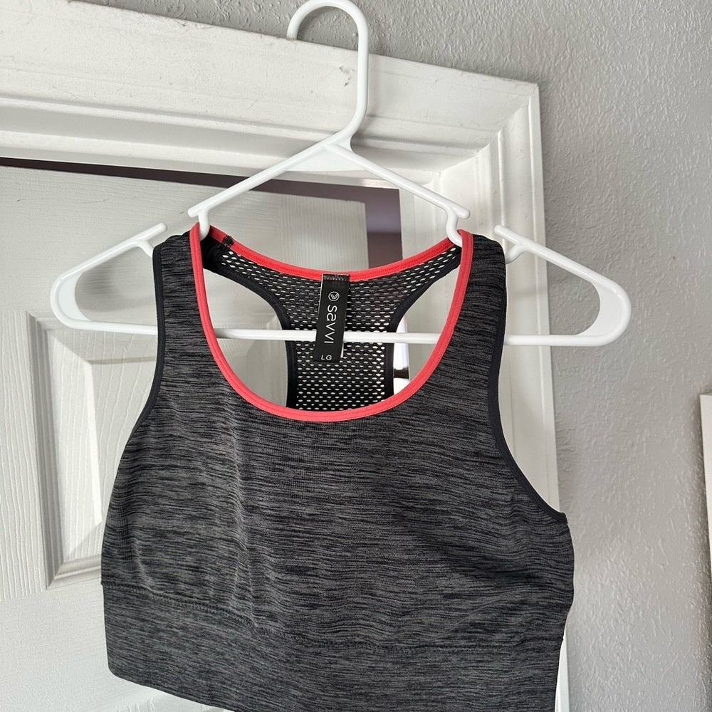 Savvi Racer Seamless Sports Bra