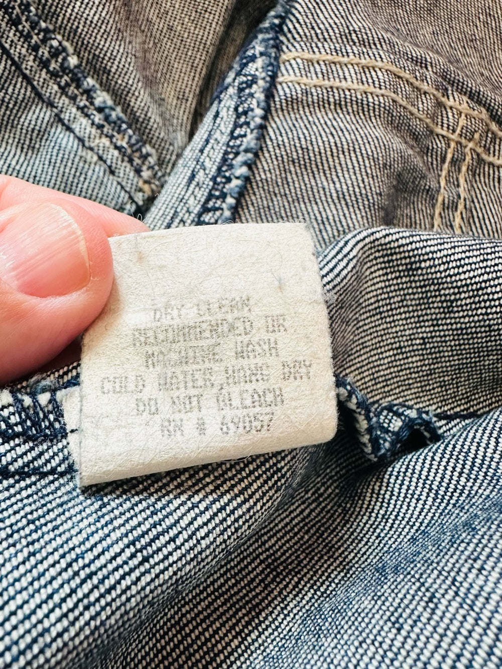 Vintage Paris Blues Embroidered Denim Jacket