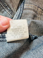Vintage Paris Blues Embroidered Denim Jacket