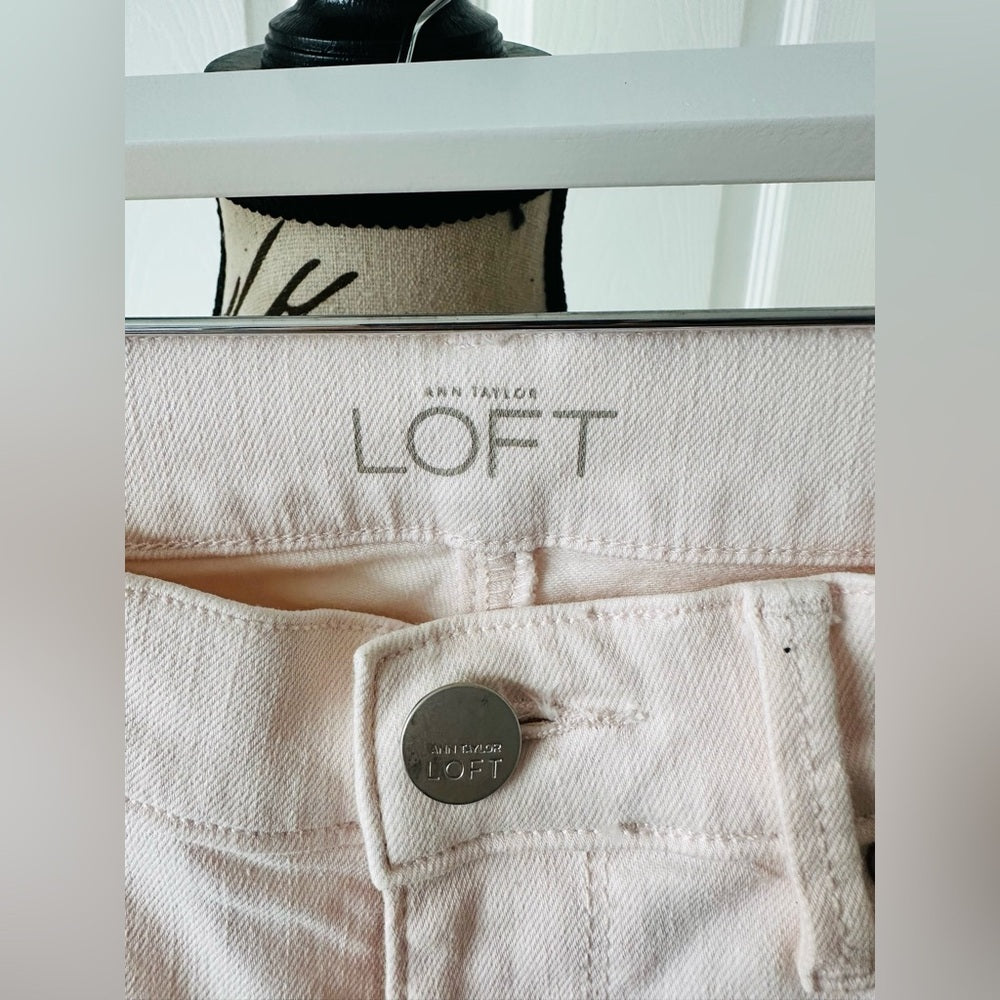 Ann Taylor Loft Blush Denim Pants