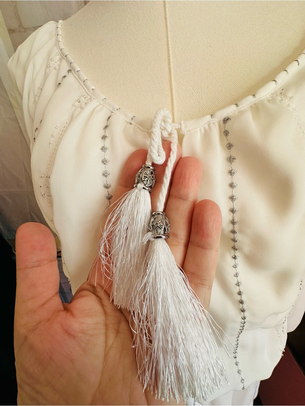 White House Black Market Smocked Blouson Dress