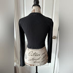 TNA Sleek Black Long Sleeve Tee