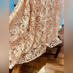 Betsy & Adam Lace & Sequin Formal Dress