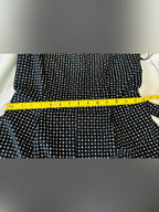 Calvin Klein Wide Leg Belted Geometric Print Jumpsuit