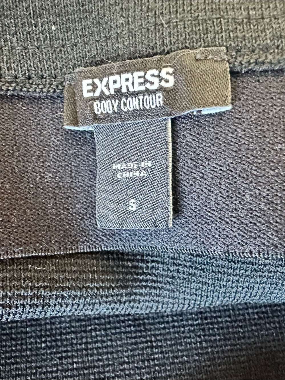 Express Black High-Rise Pencil Skirt