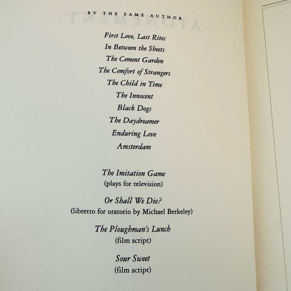 Atonement (Paperback)