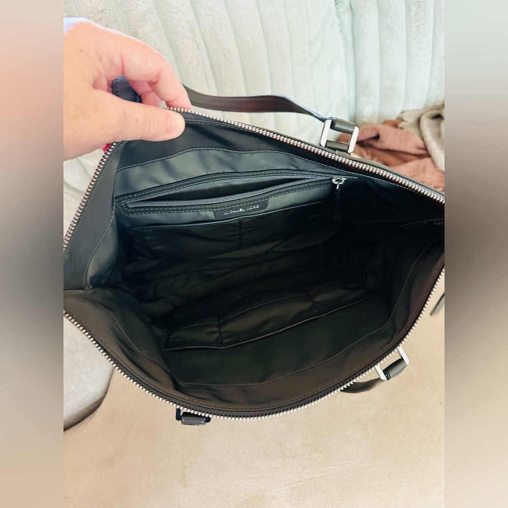 Michael Kors Sage Gray Nylon Tote Bag + COA