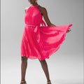 White House Black Market Pleated Halter Dress
