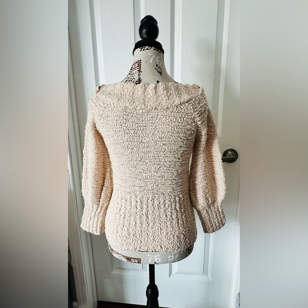 Off-the-Shoulder Knit Sweater Top