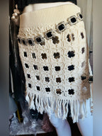 Le Superbe Gypset Crochet Mirrored Mini Skirt