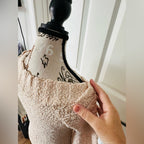 Off-the-Shoulder Knit Sweater Top