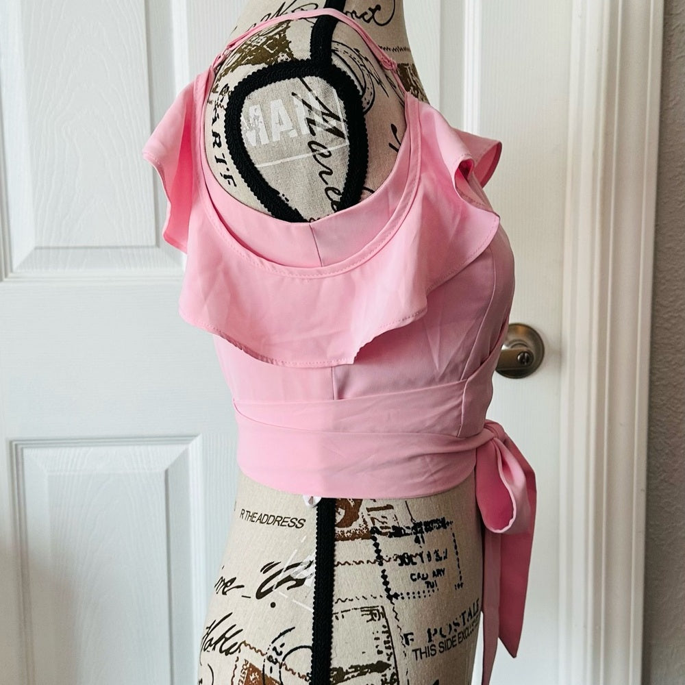 Tiffani Wrap Tie Top