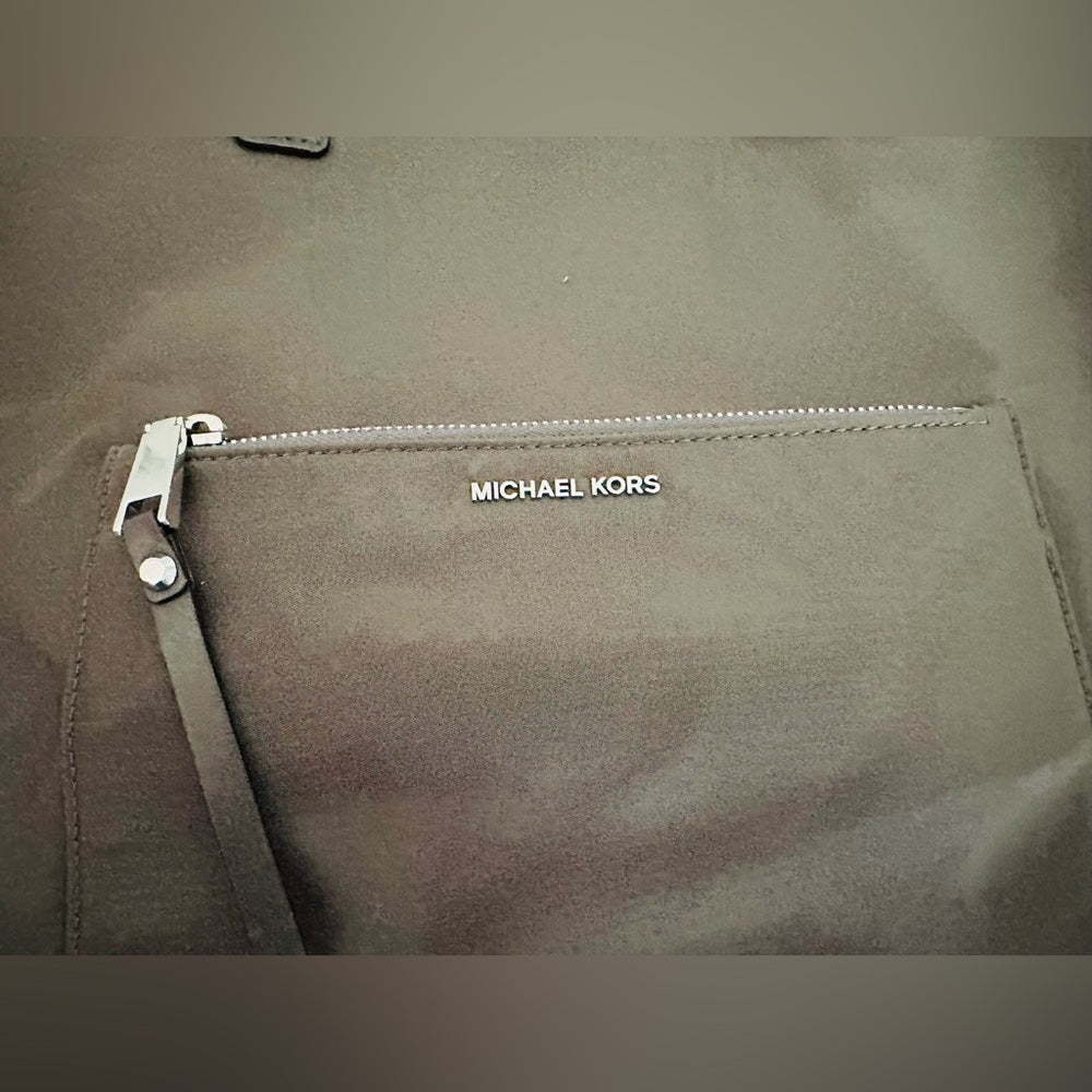 Michael Kors Sage Gray Nylon Tote Bag + COA