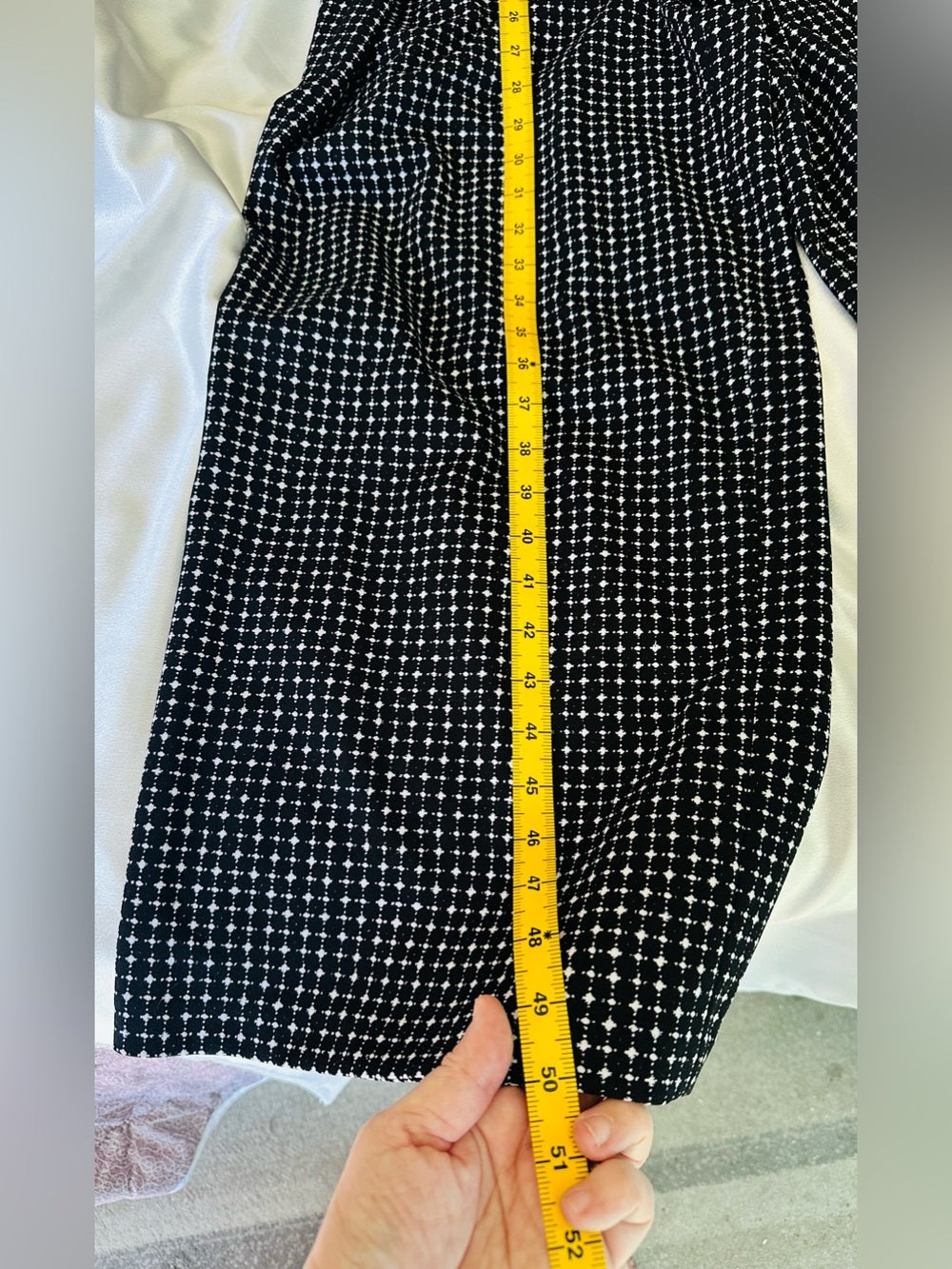 Calvin Klein Wide Leg Belted Geometric Print Jumpsuit