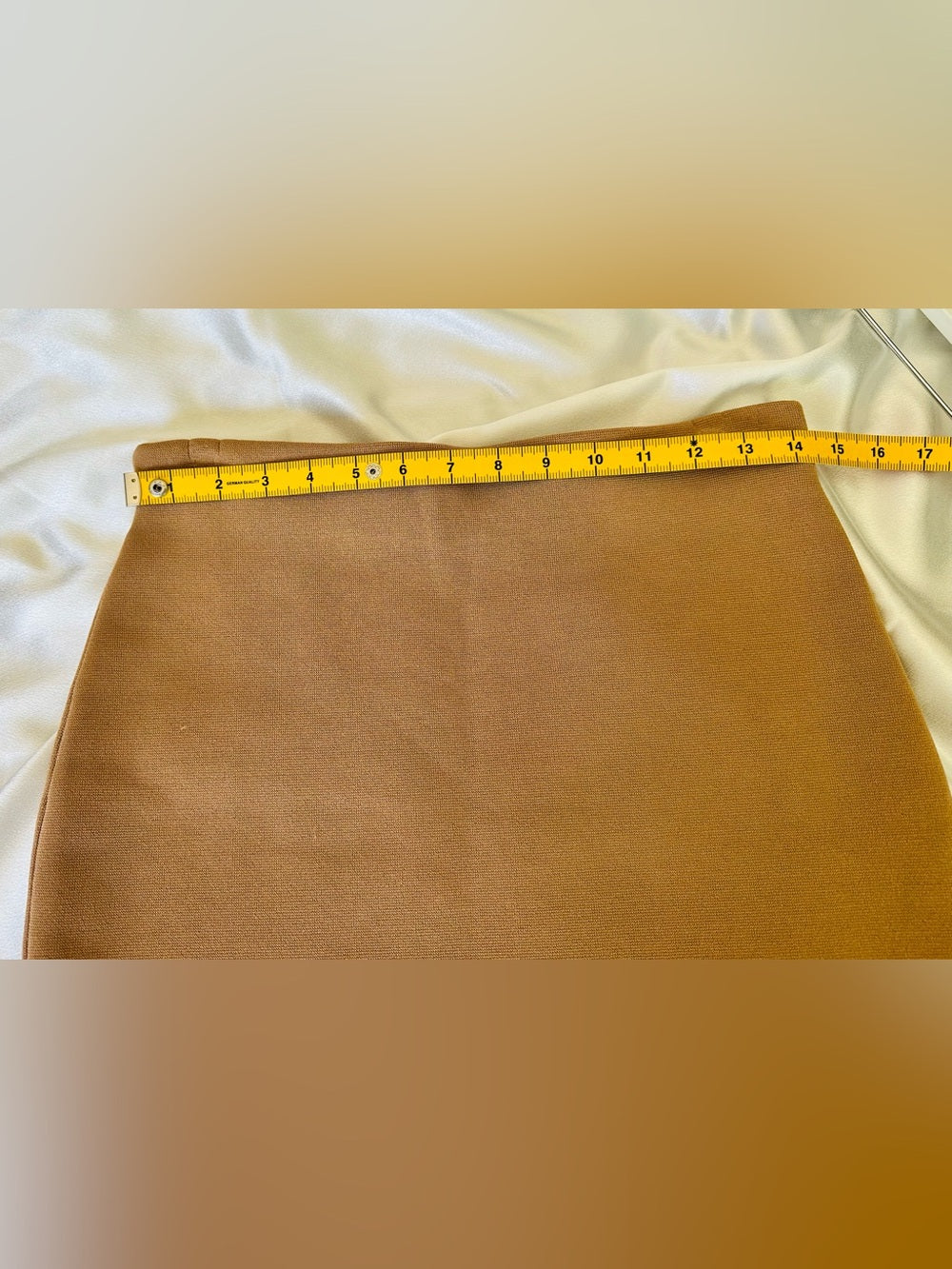 Express Camel Tan Pencil Skirt