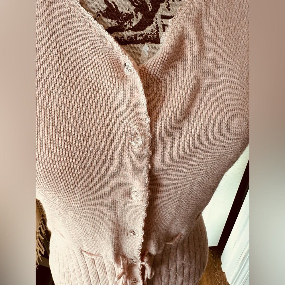 V-Neck Button-up Cardigan