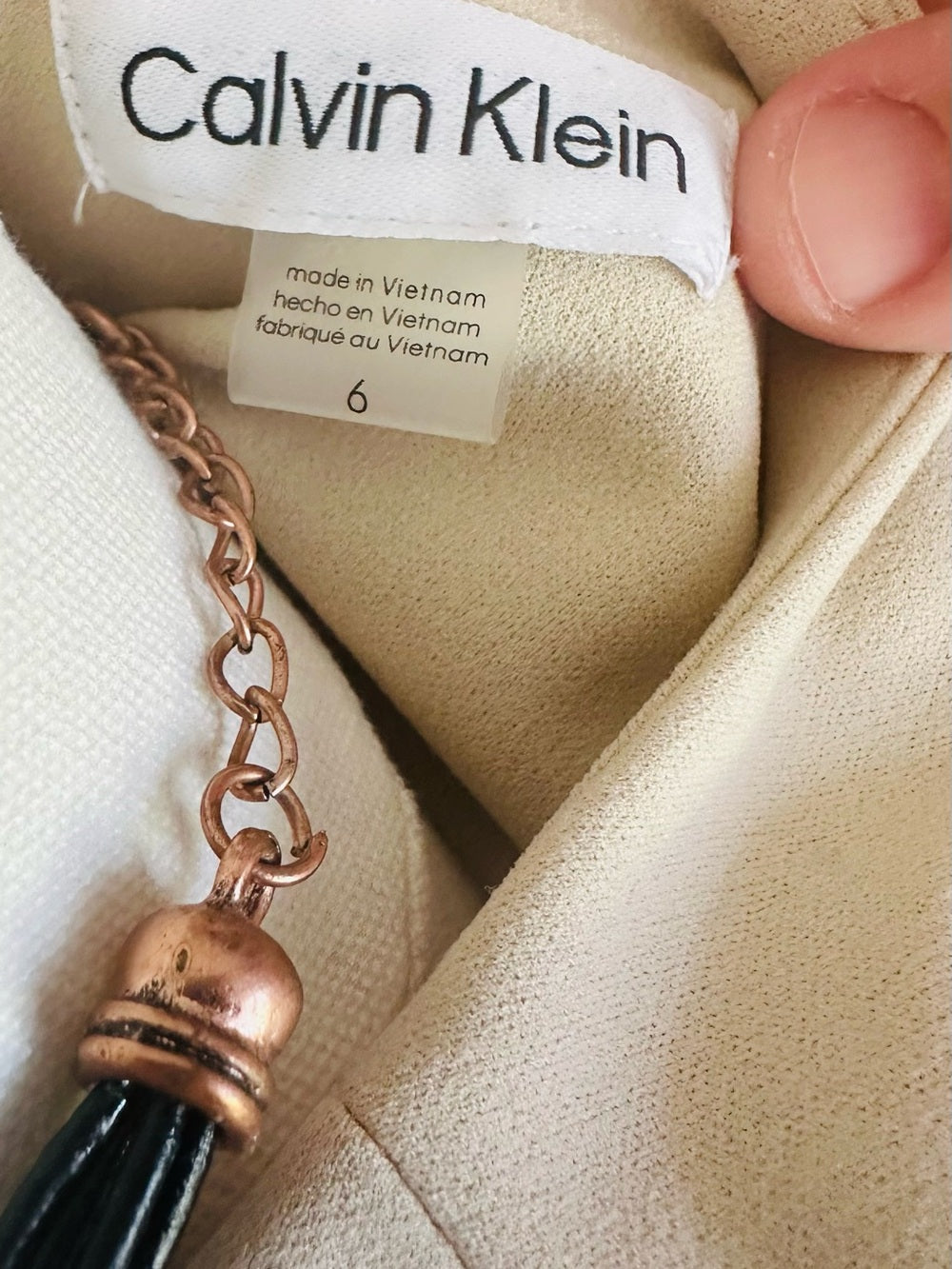 Calvin Klein Sleeveless Double-Breasted Belted Sheath Dress