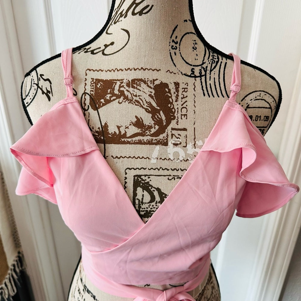 Tiffani Wrap Tie Top