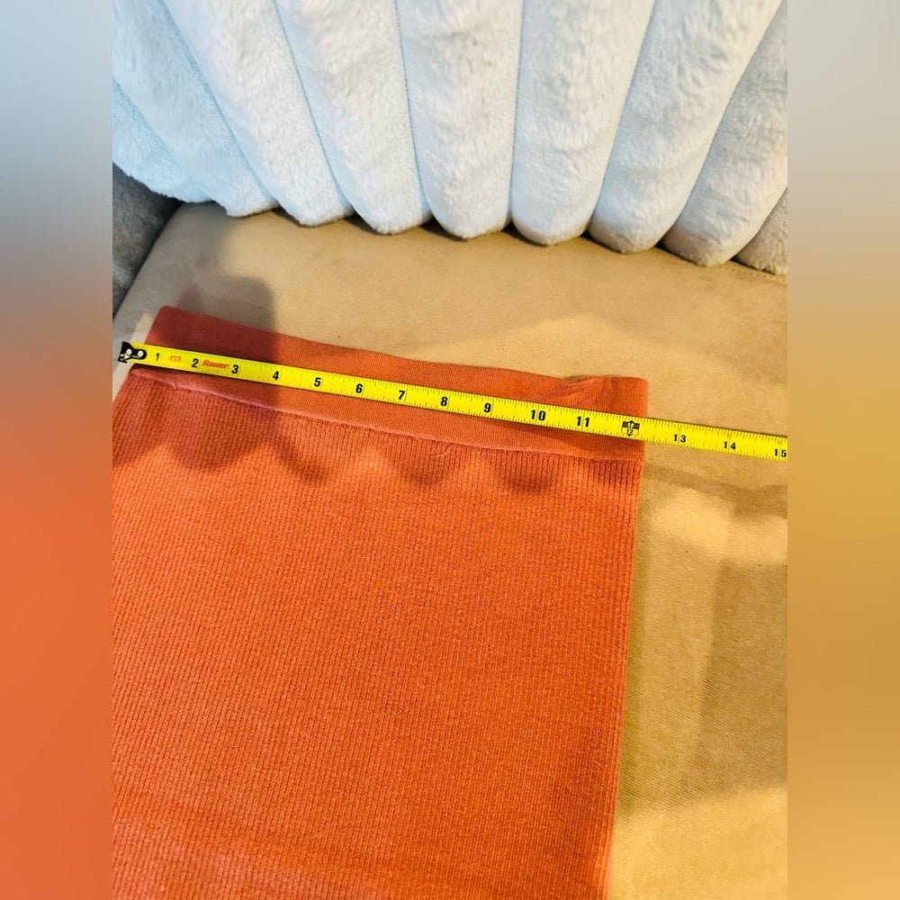 Babaton Terracotta Pencil Skirt