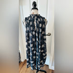 Sleeveless Mock Neck Smocked Midi Dress by Joie
