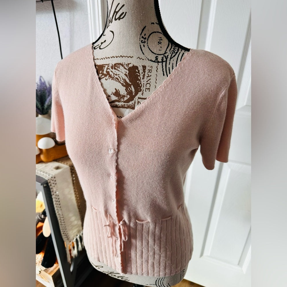 V-Neck Button-up Cardigan