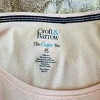 Croft & Barrow Soft Pink Long Sleeve Tee