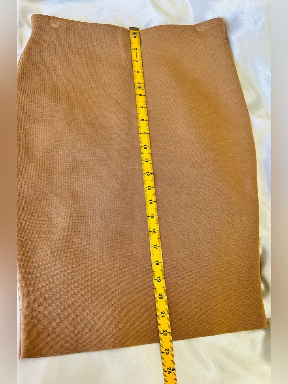 Express Camel Tan Pencil Skirt